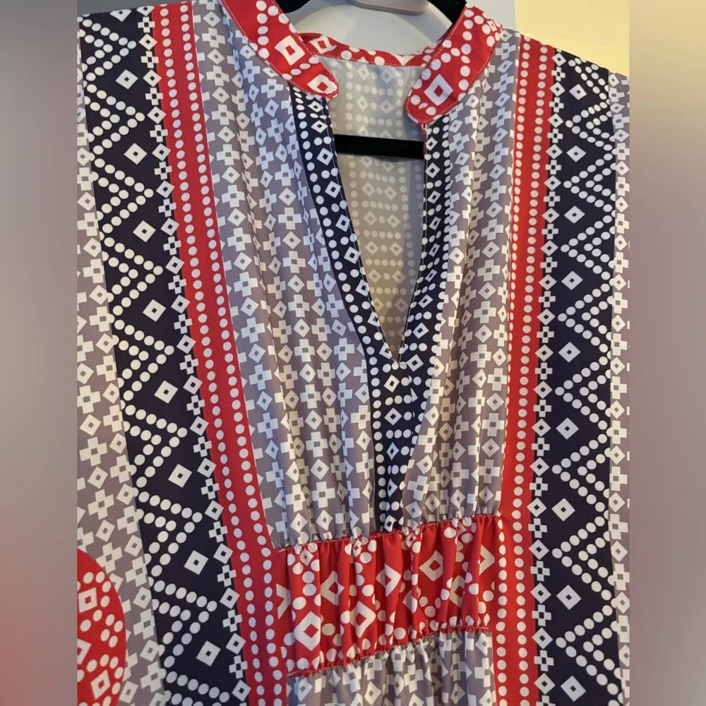 Patterned Kaftan - One Size - Picture 7 of 8
